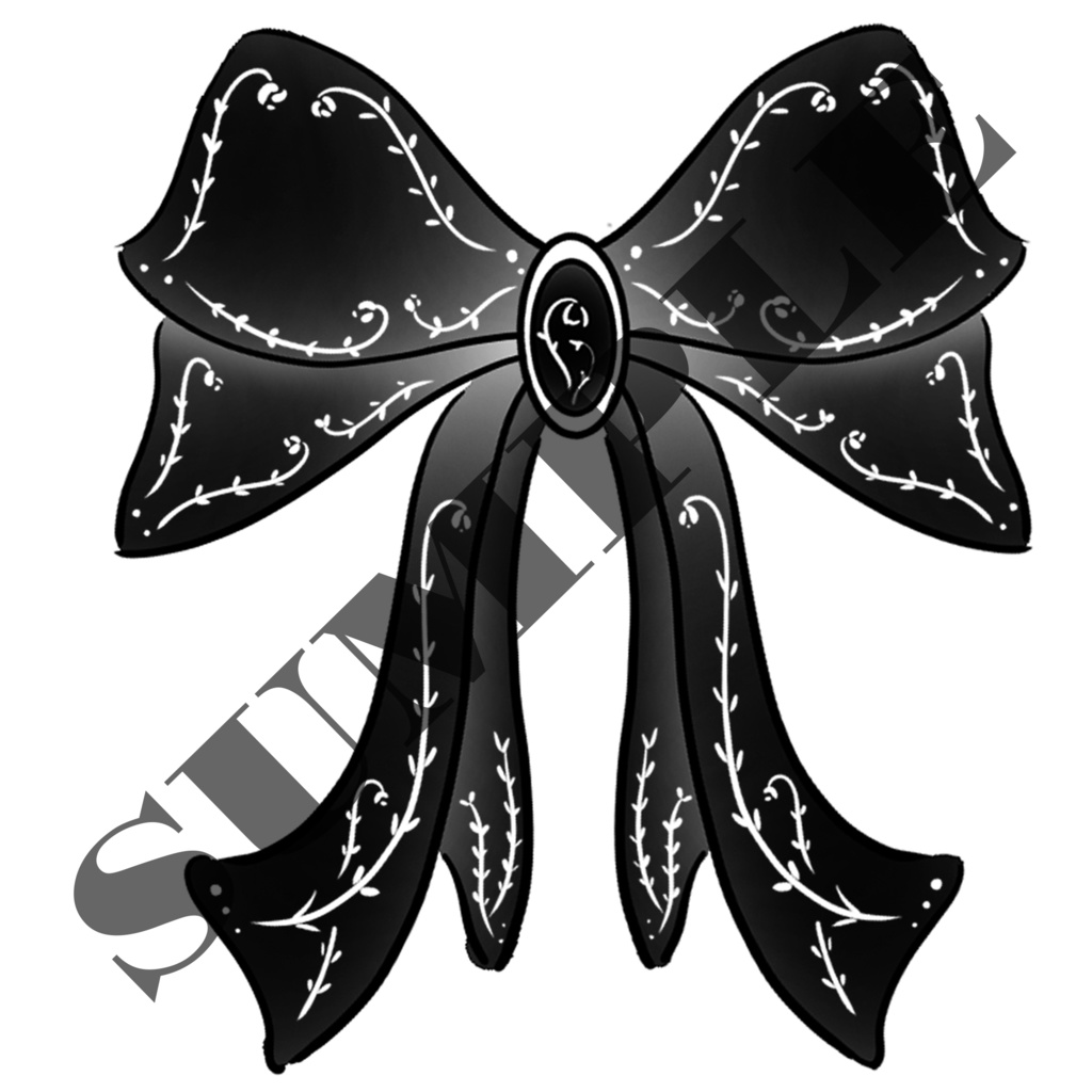 タトゥーテクスチャ03『Ribbon』(Lasyusha対応)