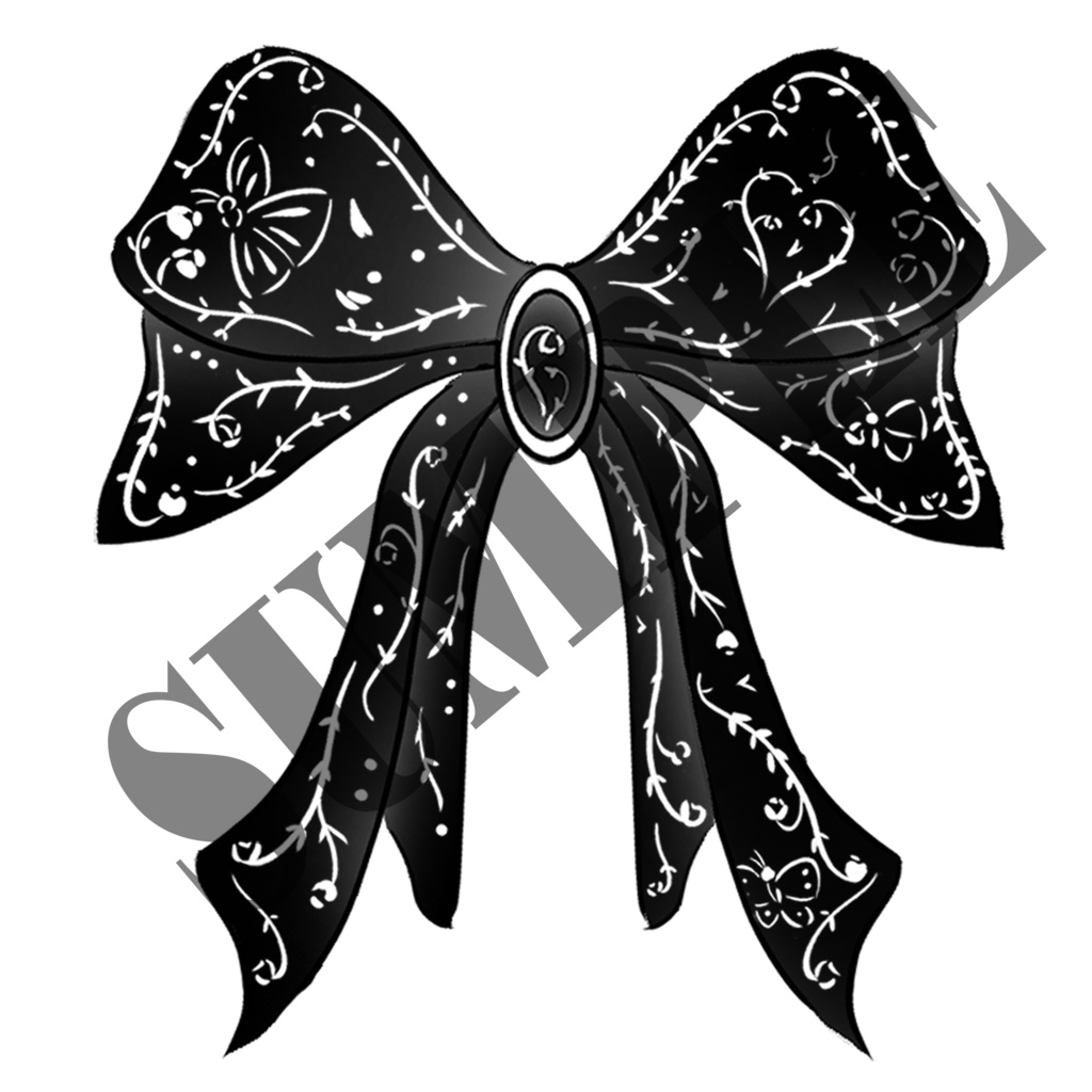 タトゥーテクスチャ03『Ribbon』(Lasyusha対応)