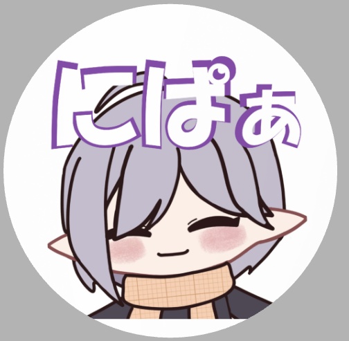 【３周年記念】ステッカー（にぱぁ尽くし）