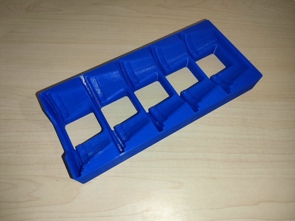 【3Dプリンター用データ】タッパー縦置きスタンド　ご飯1膳　冷凍　立てて収納