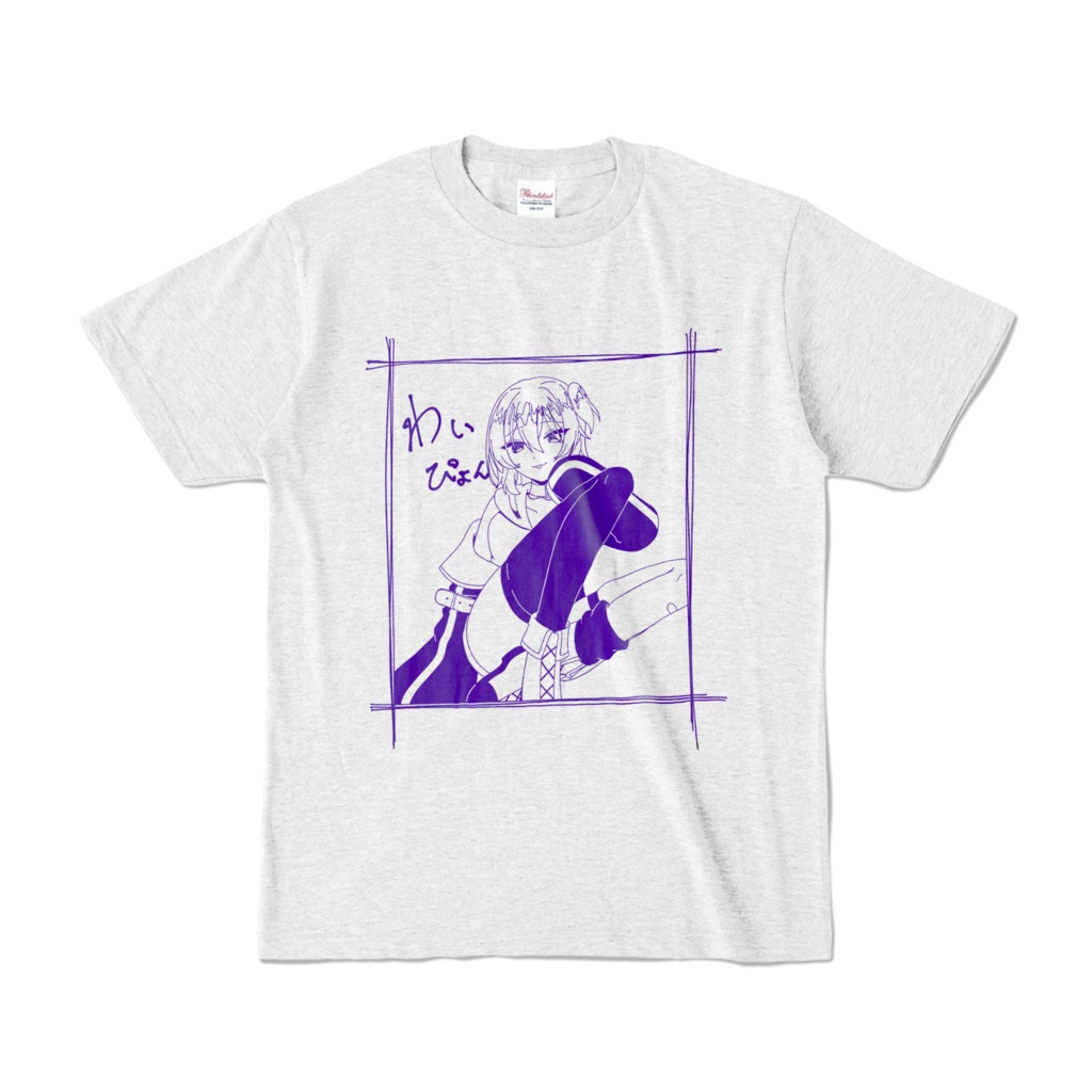 枯枝らいすTシャツA‐白‐