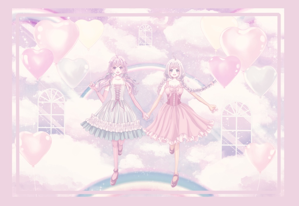 ゆづきずゆめかわクリアファイル