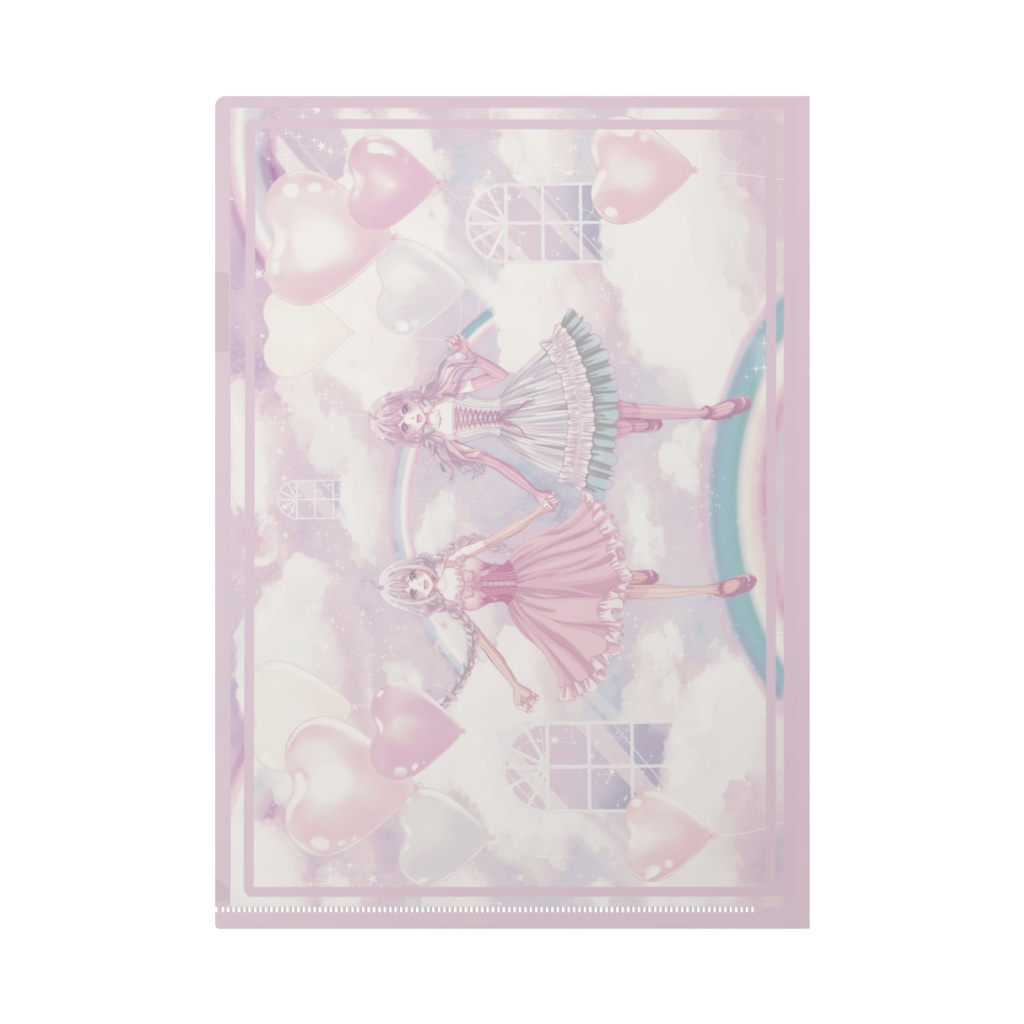 ゆづきずゆめかわクリアファイル