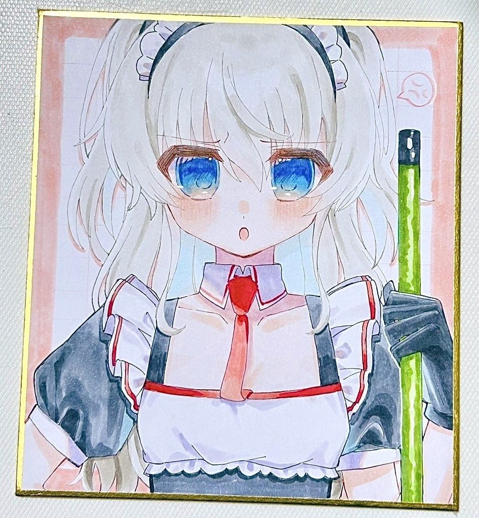 Charlotte 友利奈緒 イラスト色紙