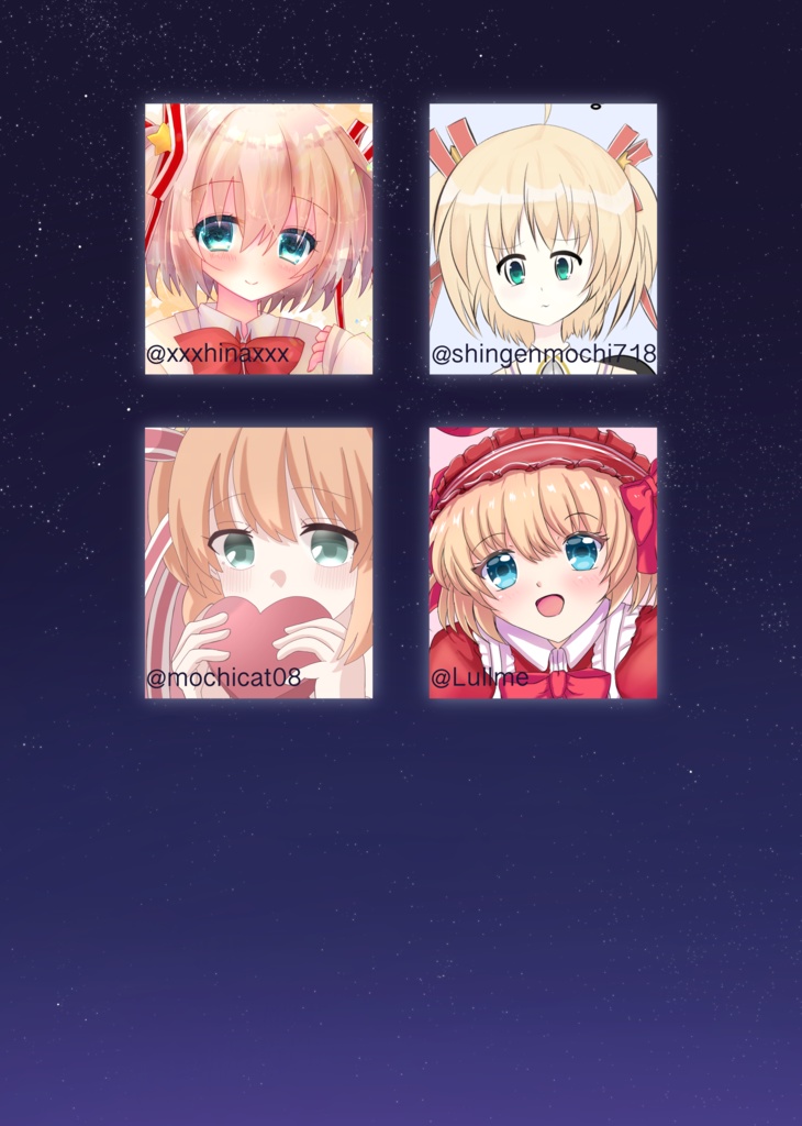 【鍵島15 新刊】神北小毬ちゃん合同💫夜空の星とどこまでも