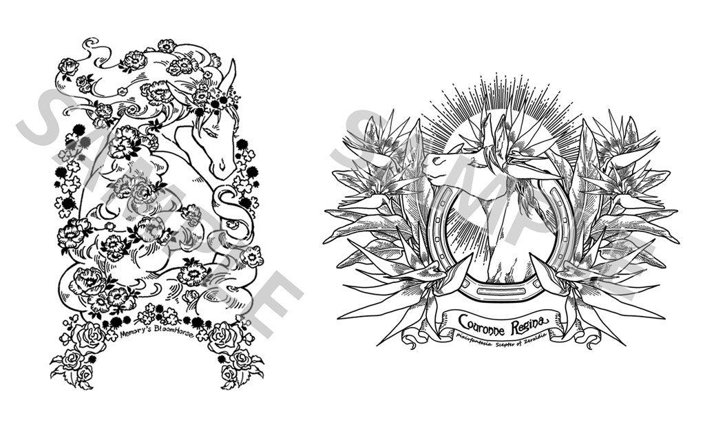 【PFSOZ】ブルームホースのインクカード