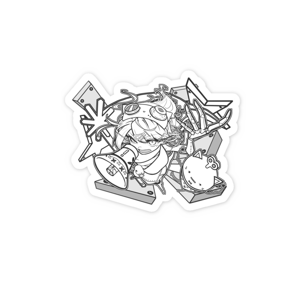 雪湖ノダンスステッカー