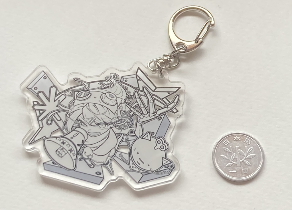 帝国雪湖アクリルキーホルダー