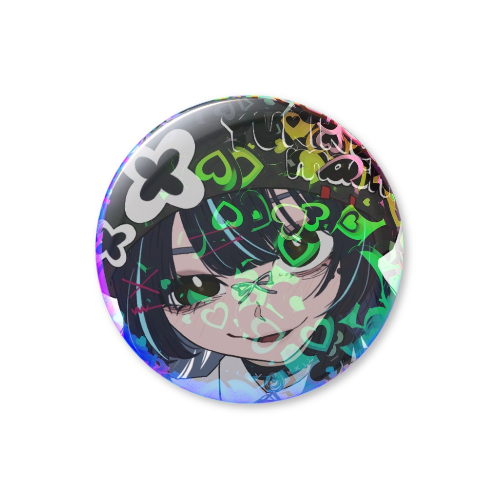 🖤雪湖缶バッジ