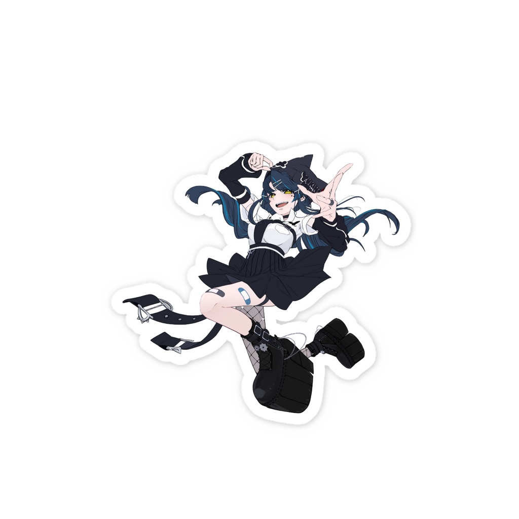 ぎゃう雪湖ステッカー