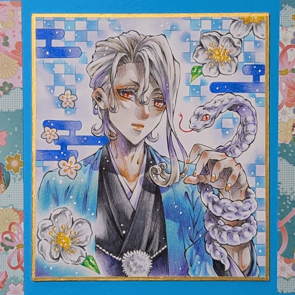 巳年テーマの一次創作イラスト