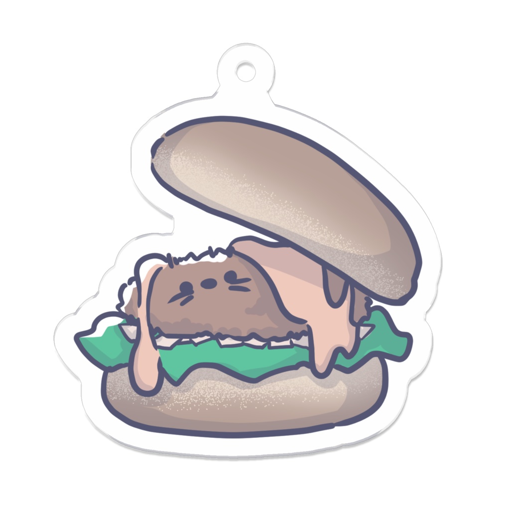 ピップバーガーキーホルダー