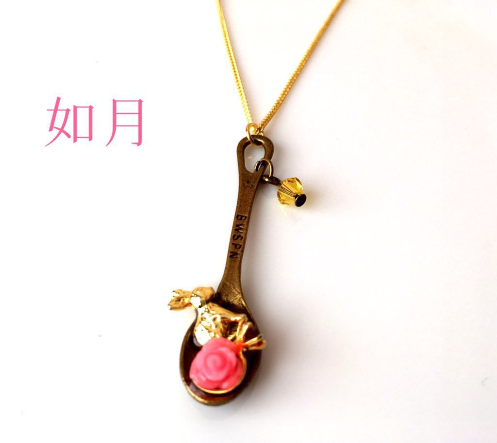 ツキウタ。如月モチーフネックレス