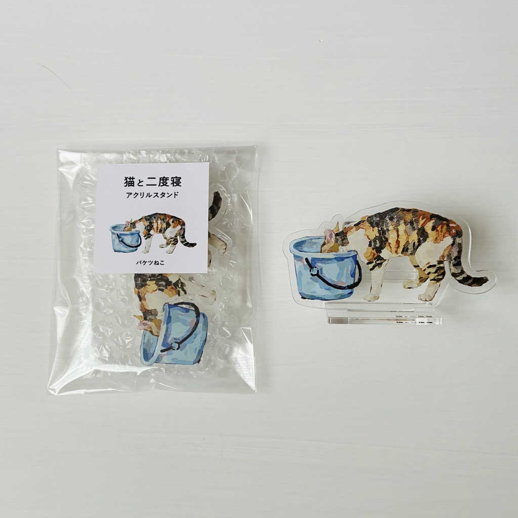 「バケツねこ」アクリルスタンド