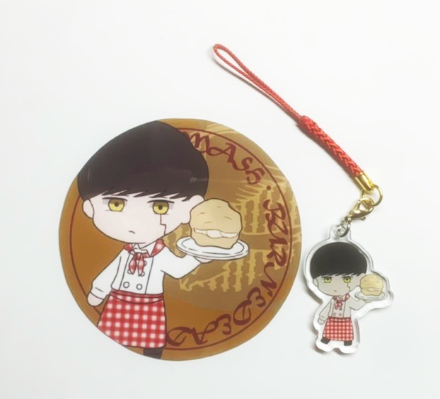 勝手にマッシュルのコラボカフェでアクキー作ってみた