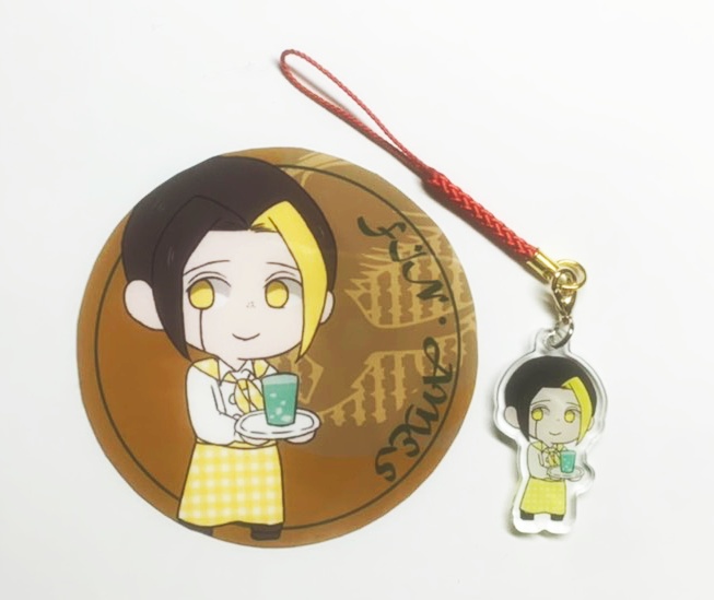 勝手にマッシュルのコラボカフェでアクキー作ってみた