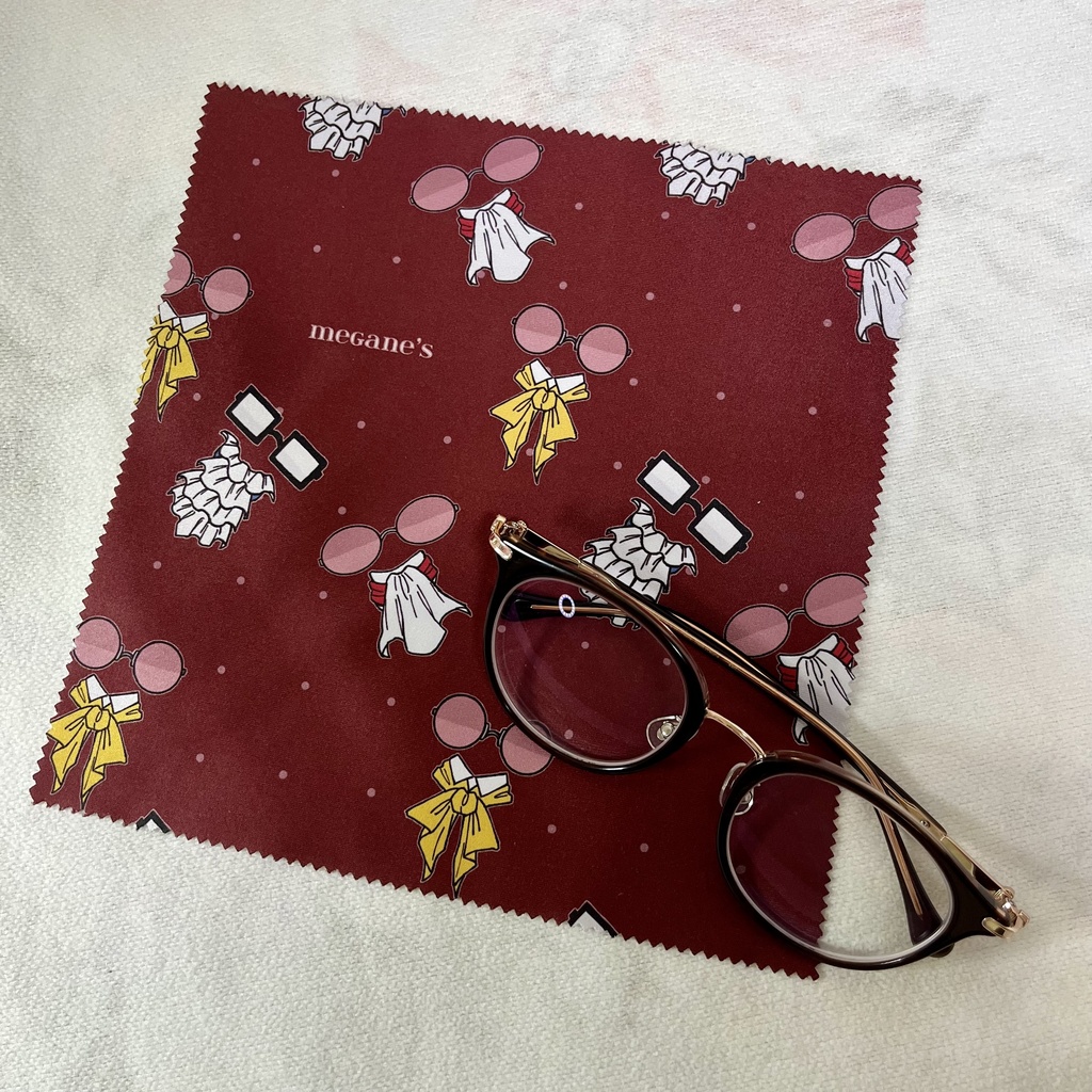 眼鏡's総柄メガネクロス