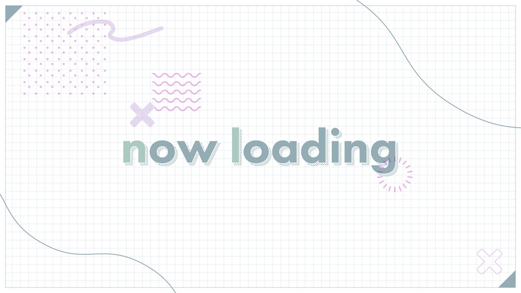 シンプル配信画面セット