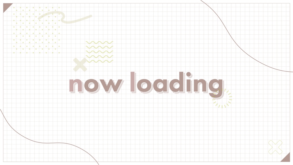 シンプル配信画面セット