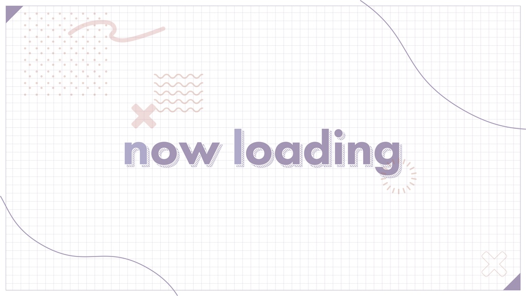 シンプル配信画面セット