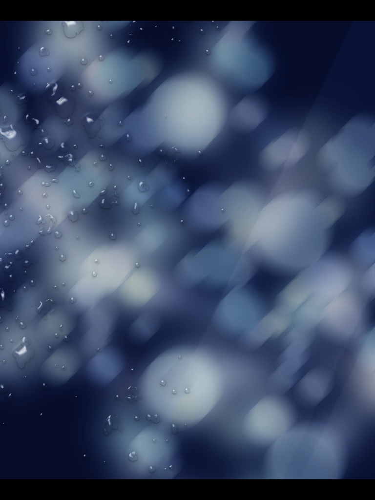 夜間の雨フレーム