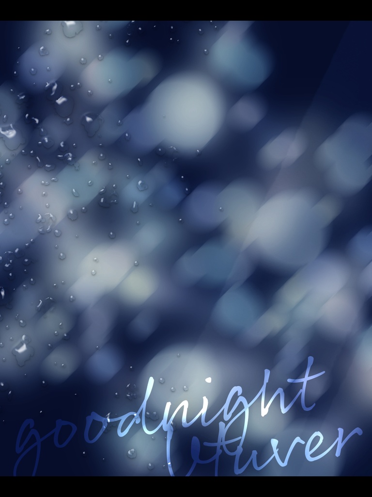 夜間の雨フレーム