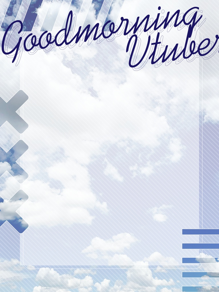 #おはようVtuberフレーム