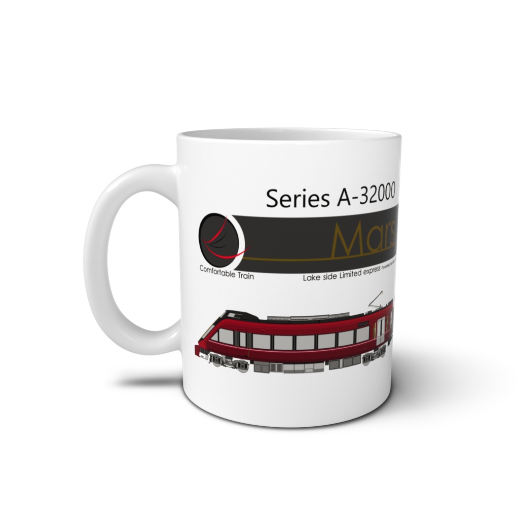 【架空鉄道】京名電鉄マグカップ004『A-32000系赤塗装』
