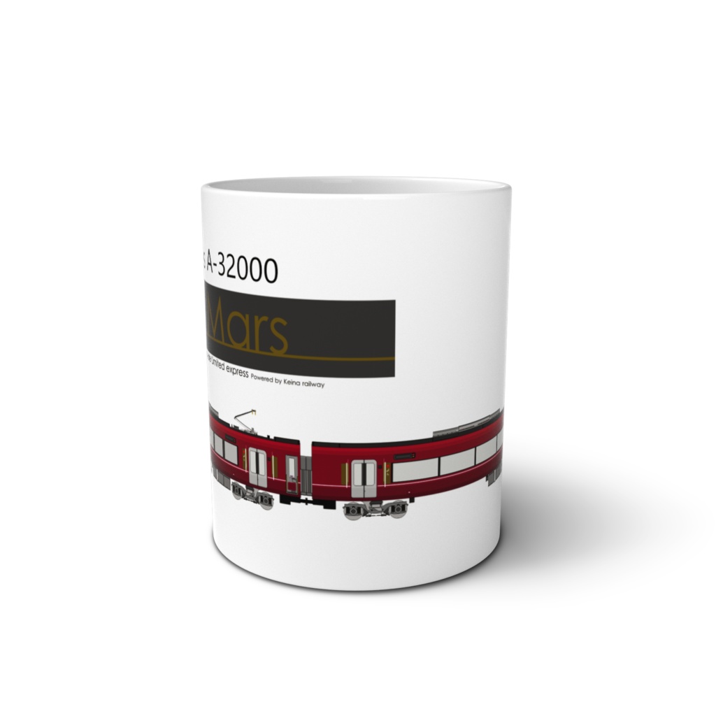 【架空鉄道】京名電鉄マグカップ004『A-32000系赤塗装』