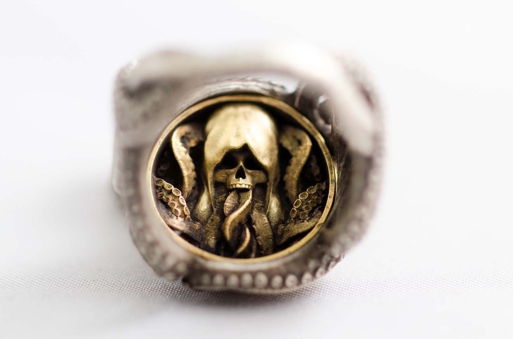 クトゥルフ神話 シグネットリング(ハスター様の触手バージョン)