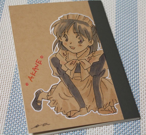 無印メモ帳直筆イラスト、オリキャラメイド