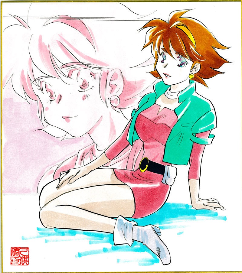レイン・ミカムラ大色紙