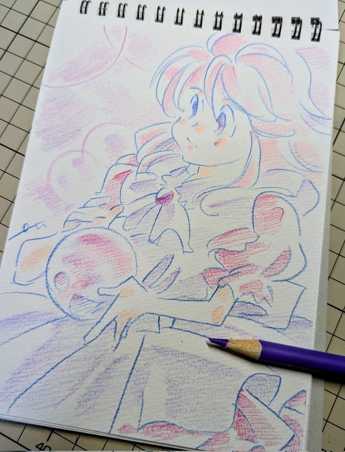 100均スケブ100均で描くスキャンなし18枚
