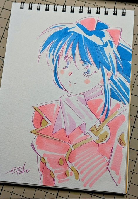 すきに描かせていただきます100均18枚スケブ