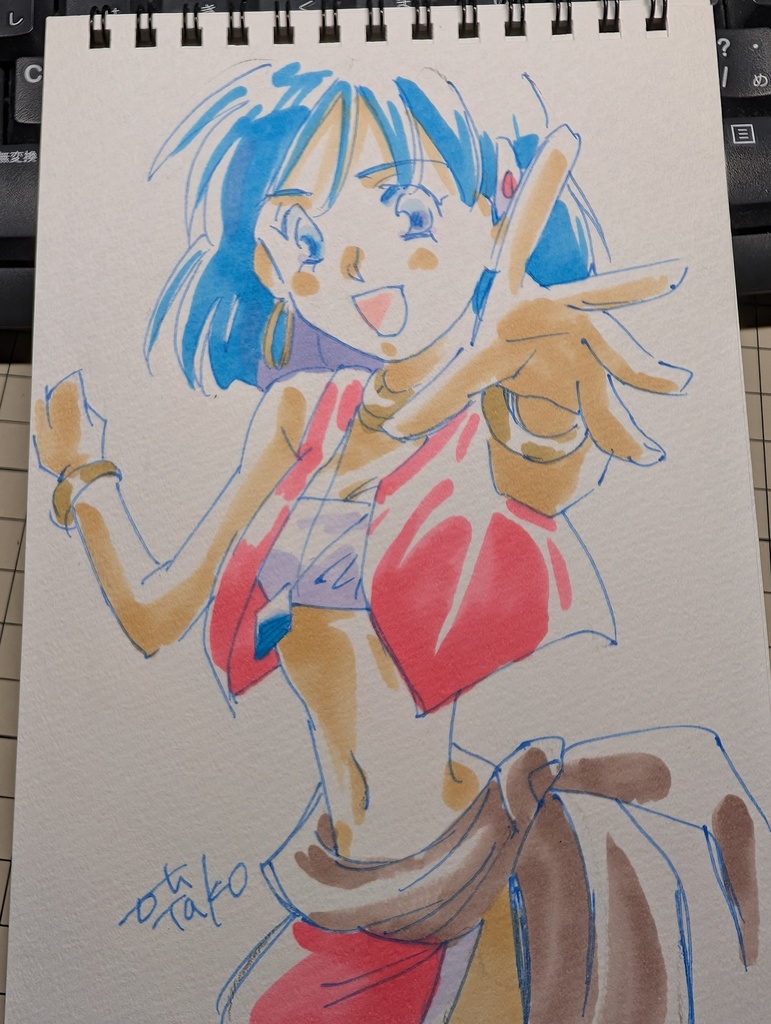 好きに描いていまスケブNo.7