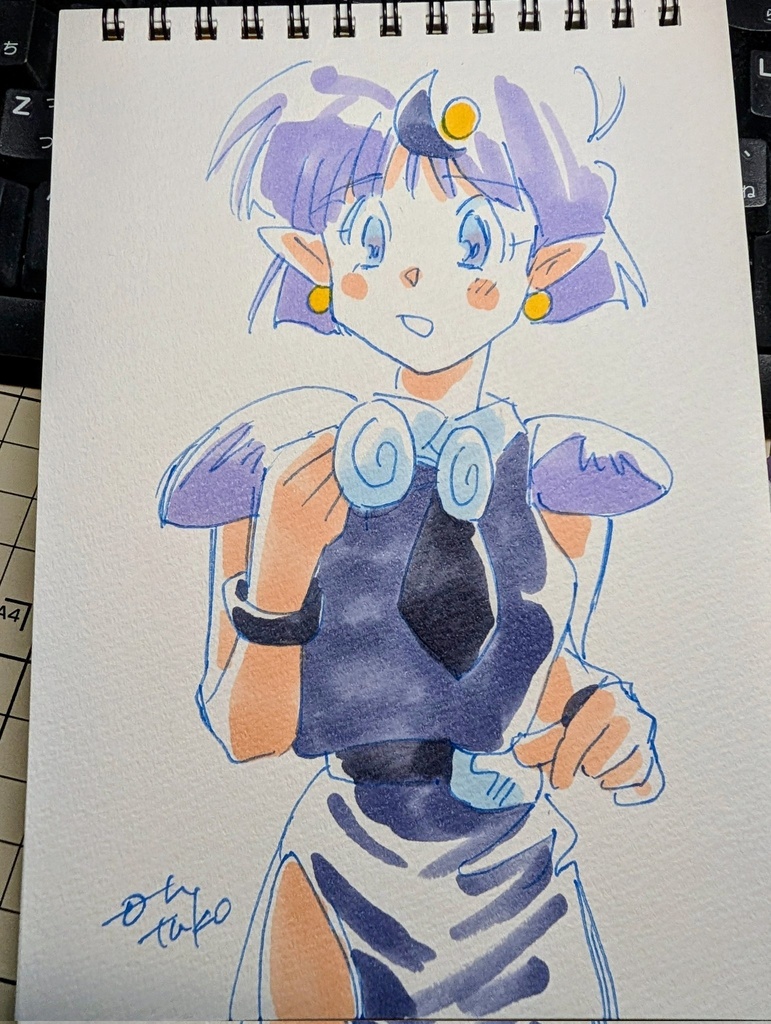 好きに描いていまスケブNo.7