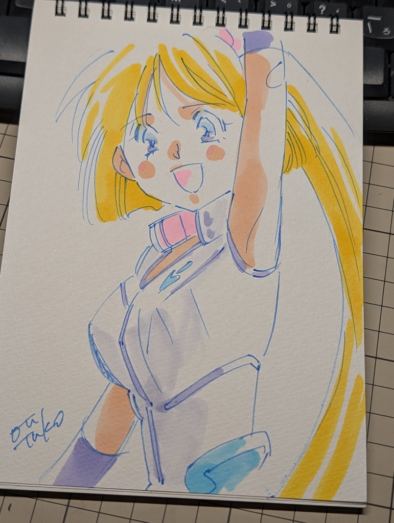 好きに描いていまスケブNo.7