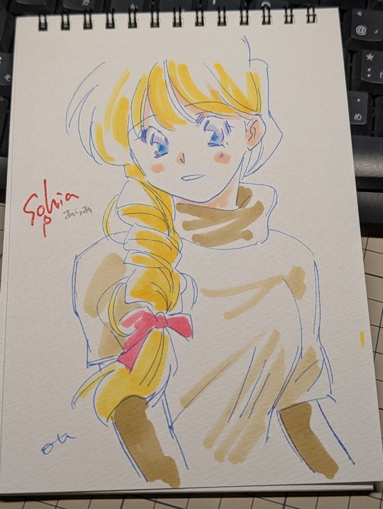 好きに描いていまスケブNo.7