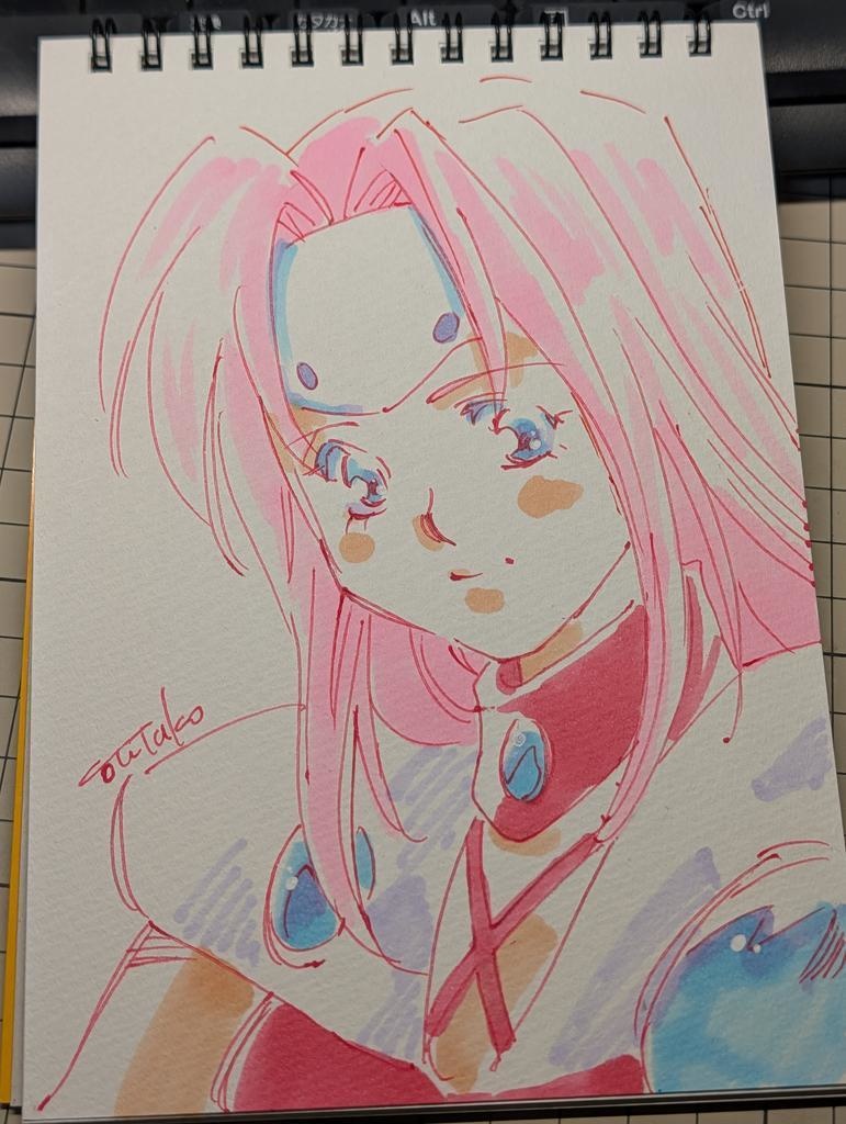 好きに描いていまスケブNo.7