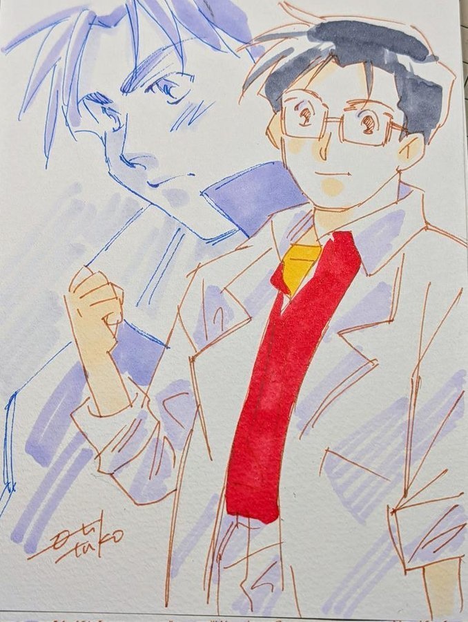 好きに描いていますスケブNo.5.5 男性キャラ編