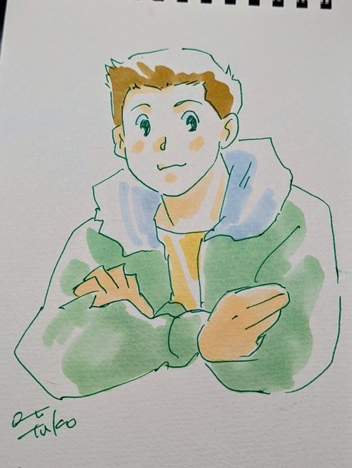 好きに描いていますスケブNo.5.5 男性キャラ編