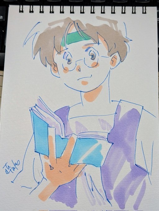 好きに描いていますスケブNo.5.5 男性キャラ編