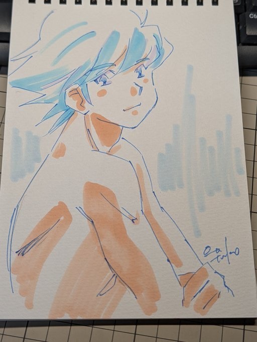 好きに描いていますスケブNo.5.5 男性キャラ編