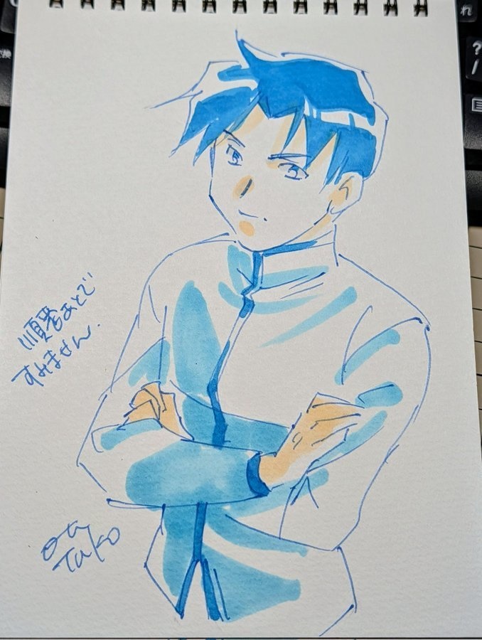 好きに描いていますスケブNo.5.5 男性キャラ編