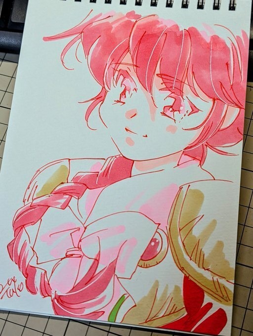 好きに描いていますスケブNo8