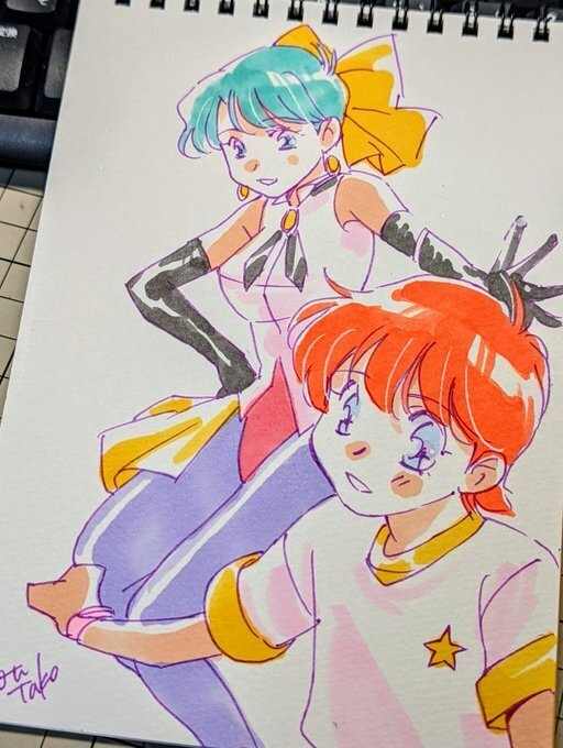 好きに描いていますスケブNo.9