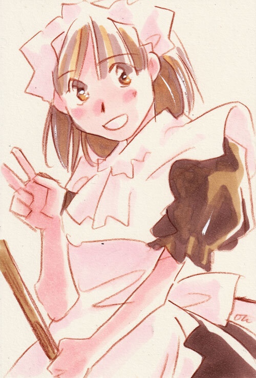 オリキャライラスト額装付き