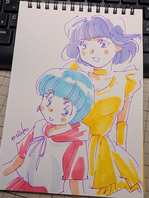 好きに描いていますスケブNo.10