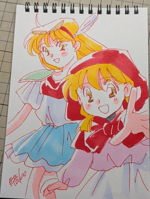 好きに描いていますスケブNo.12