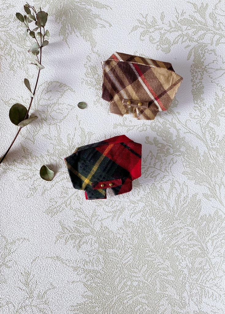 タータンチェック柄コート❄️